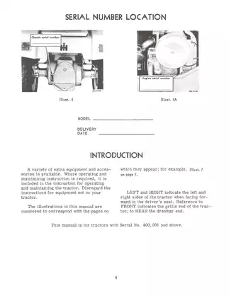 International Cub Cadet Tractors Operator's Manual (Models 86, 108, 109, 128, 129, 149) Preview image 5