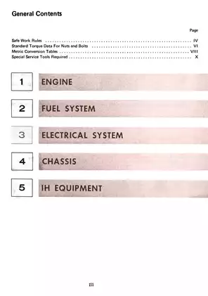 International Cub Cadet Tractors Models 482 & 1100 Service Manual (1979 Revision) Preview image 4