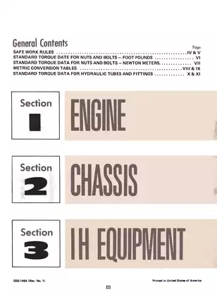 International® Cub Cadet® Tractors Service Manual - Models 86 to 1650 Preview image 4