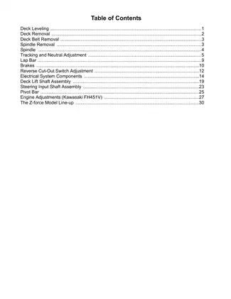 Cub Cadet Z-Force Rider Service Manual - Comprehensive Guide for Technicians Preview image 4
