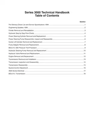 Cub Cadet 3000 Series Tractor Service Manual (1999) Preview image 3