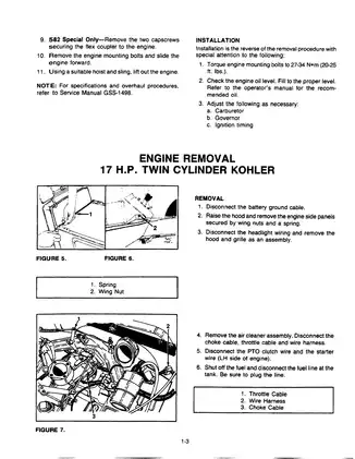 1985-1989 Cub Cadet™ Super GT 784, 1050, 1204, 1210, 1211, 1810, 1811, 1812 garden tractor manual Preview image 3