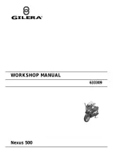 Gilera Nexus 500 Workshop Manual (P/N 633309) – preview page 1