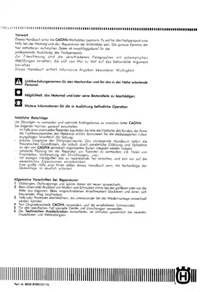 Cagiva Motorcycle Workshop Manual (Part No. 8000 87097) - Comprehensive Repair Guide Preview image 5