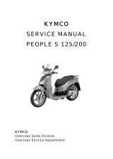 2010 KYMCO People S 125 / People S 200 OEM Service & Repair Manual – preview page 1