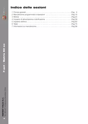 2006 Keeway F-act Matrix 50 scooter service manual Preview image 4