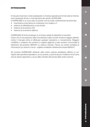 2006 Keeway Hurricane 50 scooter service manual Preview image 3