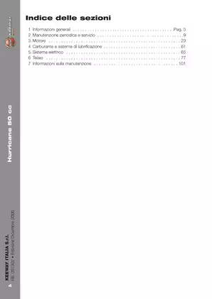 2006 Keeway Hurricane 50 scooter repair manual Preview image 4