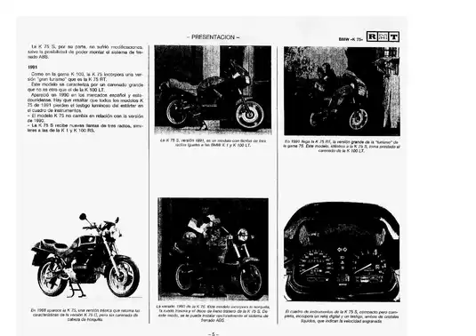 1986-1991 BMW K 75 manual Preview image 5