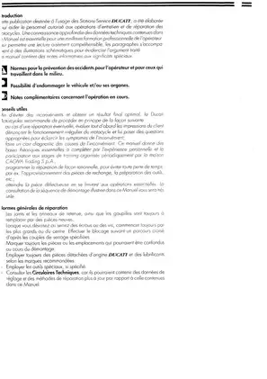 Comprehensive Ducati Monster M600 Desmodue Workshop Manual Preview image 4