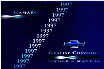 Preview: 1997 Chevrolet Camaro Owner's Manual (P/N 10293225 B)