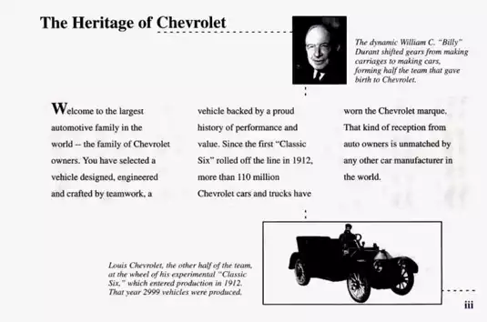 1997 Chevrolet Camaro Owner’s Manual - Comprehensive Guide to Safety and Maintenance Preview image 5