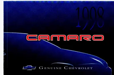 Preview: 1998 Chevrolet Camaro Owner's Manual Supplement (P/N 98CAM/FIR001)