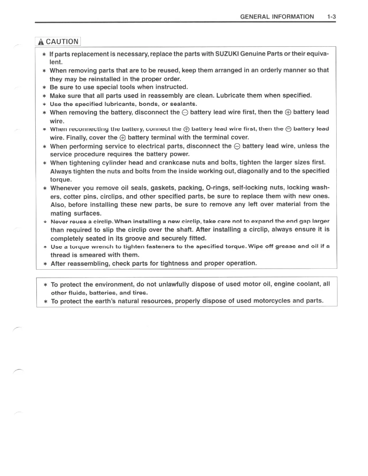 2000-2007 Suzuki DR-Z400 service, repair manual Preview image 5