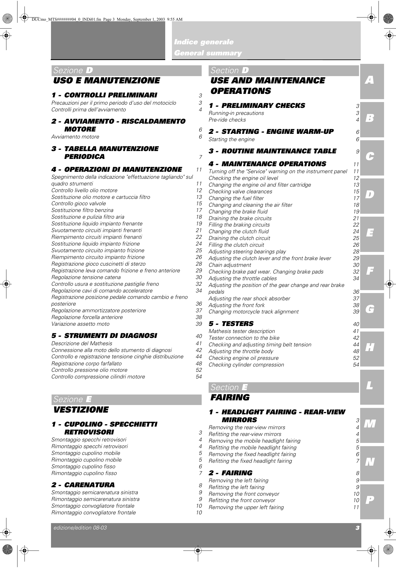 2003 Ducati Multistrada 1000 DS service manual Preview image 3