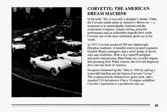 1995 Chevrolet Corvette Owner's Manual - Complete Guide to Your Dream Machine Preview image 4