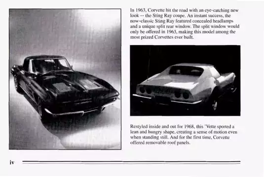 1995 Chevrolet Corvette owner`s manual Preview image 5