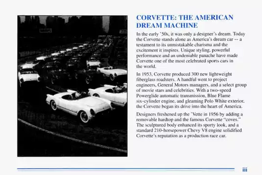 1996 Chevrolet Corvette owners manual Preview image 4
