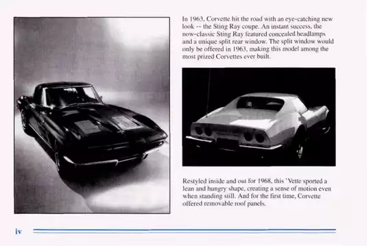 1996 Chevrolet Corvette owners manual Preview image 5