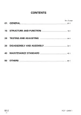 2003 Komatsu PC27MRX-1, PC30MRX-1, PC35MRX-1, PC40MRX-1 & PC45MRX-1 Excavator Shop Manual (P/N SEBM016808) – preview page 2