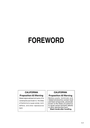 Komatsu PC27MR, PC27MRX-1, PC30MR, PC30MRX-1, PC35MR, PC35MRX-1 hydraulic excavator operation manual Preview image 3