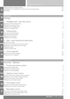 2007 Ducati 1098, 1098R, 1098TRI superbike manual Preview image 4