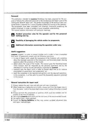 Cagiva Elefant 350-650 Workshop Manual | Service Guide Preview image 3