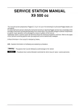 2001–2003 Piaggio X9 500cc Factory Service Manual (P/N 594766) – preview page 2
