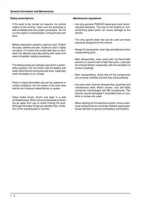 Piaggio X9 500 cc Service Station Manual - Essential Repair and Maintenance Guide Preview image 5