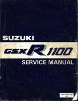1986–1996 Suzuki GSX-R1100 Service Manual (P/N 99500-39081-01E) – preview page 1