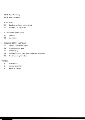 Okidata Microline 590, 591 dot matrix printer maintenance manual Preview image 5
