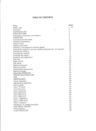 Fiat Allis FD 145 crawler dozer operation and maintenance instruction manual Preview image 3