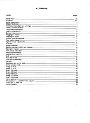 FD175 Crawler Dozer Operation and Maintenance Manual Preview image 3