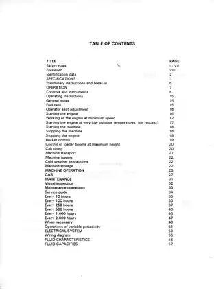 FL 145 Crawler Loader Operation and Maintenance Manual Preview image 3