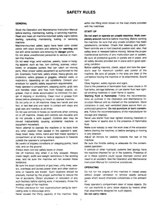 Fiat Allis FL 145 Crawler Loader operation maintenance instruction manual Preview image 4