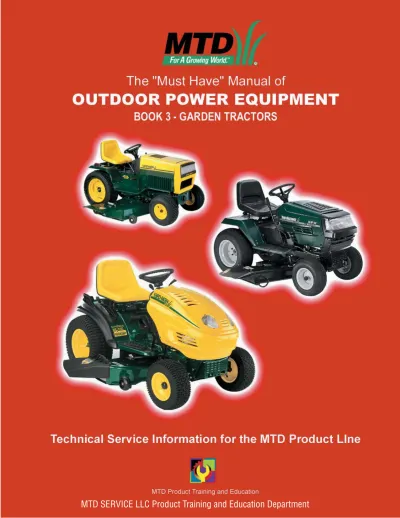 Preview: 1982–1998 MTD 600/800/900 Series Garden Tractors Service Manual (P/N 770-10578)