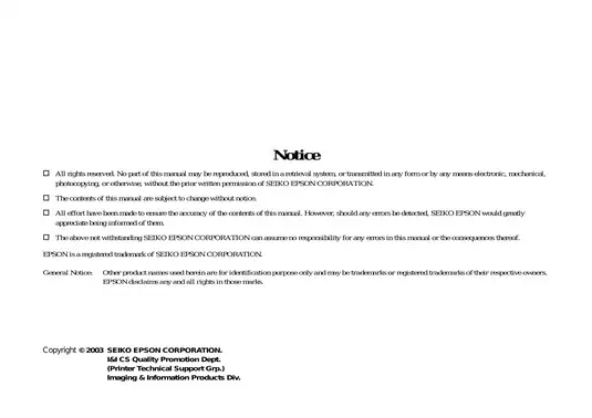 EPSON Stylus CX6300/CX6400 Service Manual - Comprehensive Guide for Repair and Maintenance Preview image 2