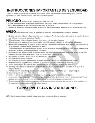Kenmore 385.15358 Sewing Machine Manual - Comprehensive User's Guide Preview image 3