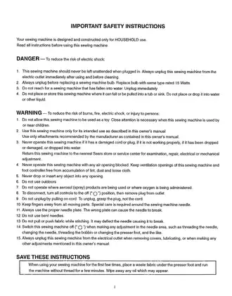 Comprehensive Guide for Sears Sewing Machine Model 385.18330 - Owner’s Manual Preview image 2