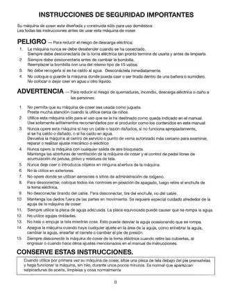 Comprehensive Owner’s Manual for Sewing Machine Model 385.17628 Preview image 3