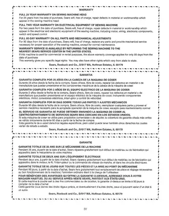 Comprehensive Owner’s Manual for Sewing Machine Model 385.17628 Preview image 5