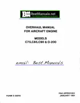Teledyne Continental C75, C85, C90 & O-200 Engine Aircraft Overhaul Manual 1976-Present (P/N FORM X-30010) – preview page 1