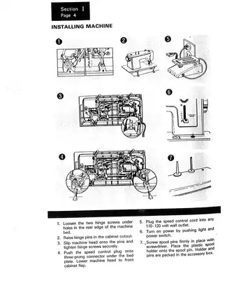 Kenmore Sewing Machine Manual - Models 1230, 1240, 1250 Preview image 5