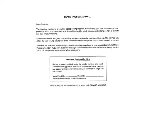 Kenmore Sewing Machine Manual: Complete Guide for Models 385, 11608, 385, 12814 Preview image 2