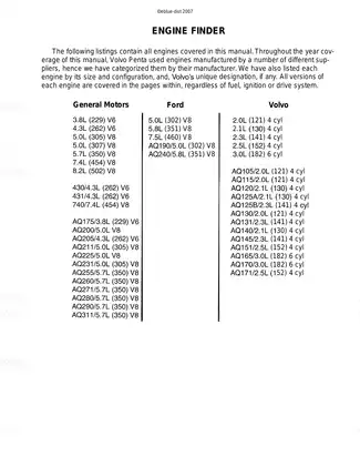 1968-1991 Volvo Penta Stern Drive service manual Preview image 1