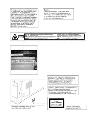 Sharp AL-2030, AL-2040CS, AL-2050CS multifunction printer (MFP) service guide Preview image 3