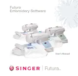 Singer Futura CE-150 to CE-350 Sewing Machine User's Manual – preview page 1