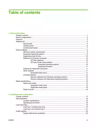 HP LaserJet P3005 monochrome laser printer service manual Preview image 5