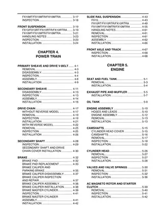 2023 Yamaha FX Series Snowmobile Service Manual (FX10/FX10RT/FX10RTR/FX10MT) Preview image 5