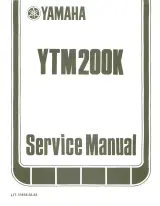 1986 Yamaha YTMZ00K Tri-Moto 200 Service Manual (P/N LIT-11616-03-83) – preview page 1